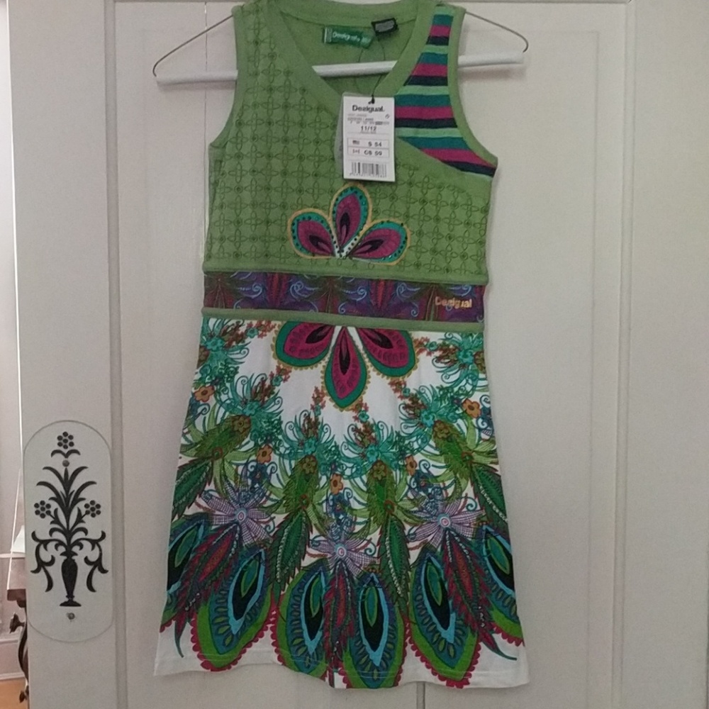 Girls desigual size 11/12 dress